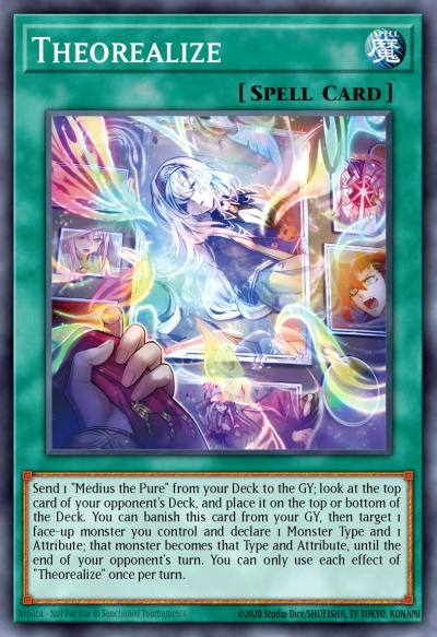 Theorealize Ultra Rare BLGG-EN127 Battles of Legend: Glorious Gallery Yugioh card