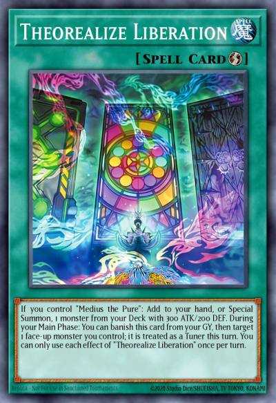 Theorealize Liberation Ultra Rare BLGG-EN129 Battles of Legend: Glorious Gallery Yugioh card