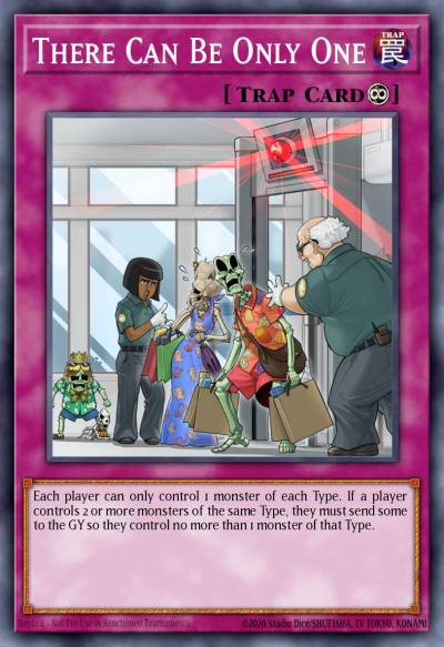 There Can Be Only One Ultra Rare DUDE-EN053 Duel Devastator Yugioh card