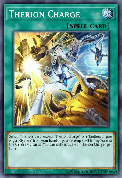 Therion Charge Ultra Rare MP23-EN093 25th Anniversary Tin Dueling Heroes Mega Pack Yugioh card