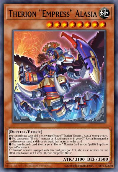 Therion Empress Alasia Common MP23-EN119 25th Anniversary Tin Dueling Heroes Mega Pack Yugioh card