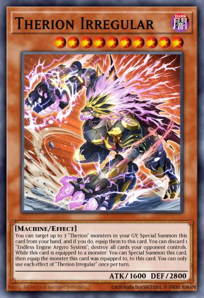 Therion Irregular Common MP23-EN120 25th Anniversary Tin Dueling Heroes Mega Pack Yugioh card