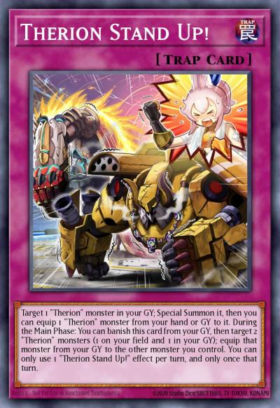 Therion Stand Up Super Rare MP23-EN101 25th Anniversary Tin Dueling Heroes Mega Pack Yugioh card