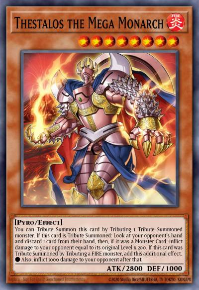 Thestalos the Mega Monarch Secret Rare MP15-EN021 2015 Mega-Tin Mega Pack Yugioh card