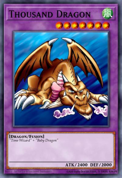 Thousand Dragon Common DB2-EN045 Dark Beginning 2 Yugioh card