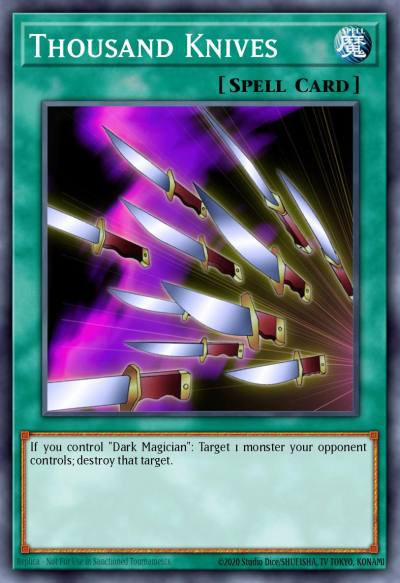 Thousand Knives Common STAX-EN012 2-Player Starter Set Yugioh card