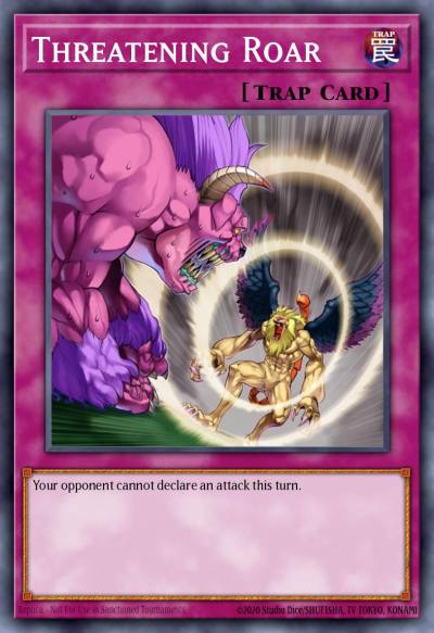 Threatening Roar Common BP02-EN184 Battle Pack 2 War of the Giants Yugioh card