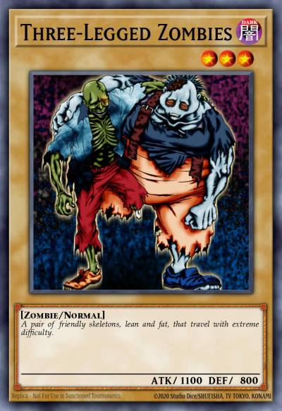 Three-Legged Zombies Super Rare LCYW-EN226 Legendary Collection 3 Yugis World Mega Pack Yugioh card