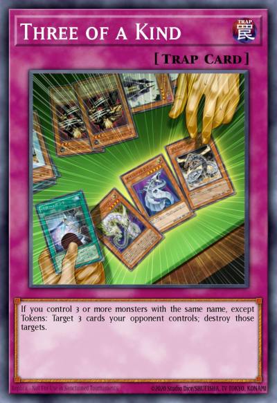 Three of a Kind Common SDCR-EN031 Cyber Dragon Revolution Structure Deck Yugioh card