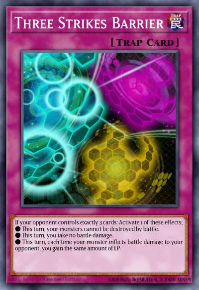Three Strikes Barrier Common MP18-EN079 2018 Mega-Tin Mega Pack Yugioh card