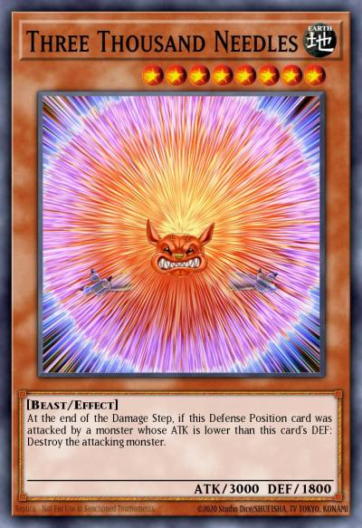 Three Thousand Needles Short Print REDU-EN039 Return of the Duelist Yugioh card