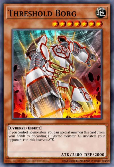 Threshold Borg Ultra Rare MP22-EN246 2022 Tin of the Pharaohs Gods Yugioh card