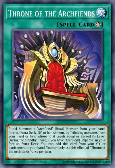 Throne of the Archfiends Common BPRO-EN059 Burst Protocol Yugioh card