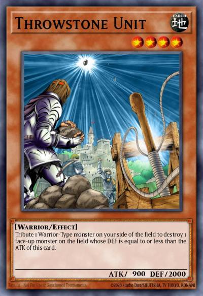 Throwstone Unit Common LOD-017 Legacy of Darkness Yugioh card
