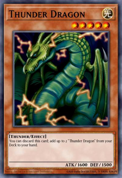 Thunder Dragon Common CP02-EN015 Champion Pack Game Two Yugioh card