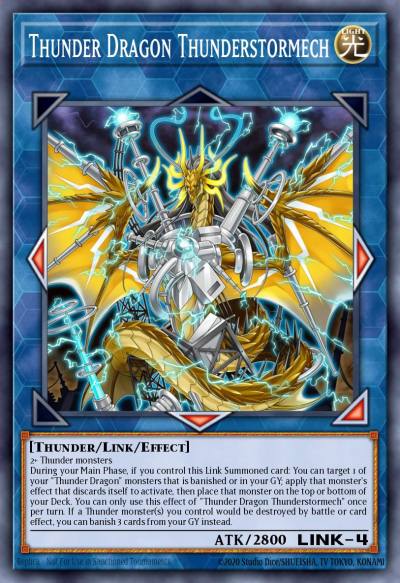 Thunder Dragon Thunderstormech Ultra Rare DUPO-EN030 Duel Power Yugioh card