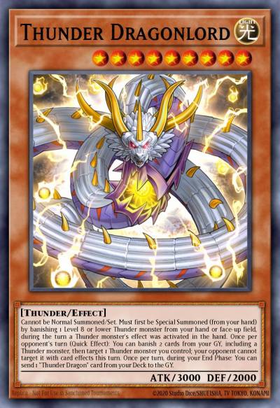 Thunder Dragonlord Common ETCO-EN025 Eternity Code Yugioh card