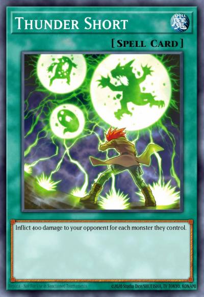 Thunder Short Common GENF-EN047 Generation Force Yugioh card