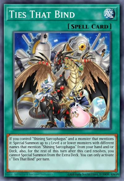 Ties That Bind Prismatic Secret Rare MP25-EN071 2025 Mega-Pack Tin Yugioh card