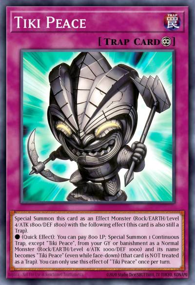 Tiki Peace Common ALIN-EN089 Alliance Insight Yugioh card