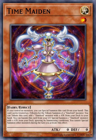 Time Maiden Secret Rare BLLR-EN035 Battles of Legend Lights Revenge Yugioh card
