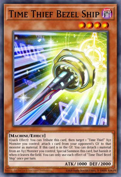 Time Thief Bezel Ship Common MP20-EN038 2020 Tin of Lost Memories Mega Pack Yugioh card