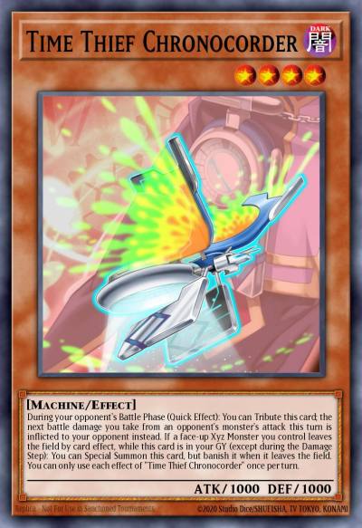 Time Thief Chronocorder Ultra Rare GFTP-EN063 Ghosts From the Past Yugioh card