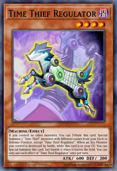 Time Thief Regulator Rare MP20-EN039 2020 Tin of Lost Memories Mega Pack Yugioh card