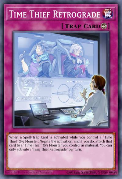 Time Thief Retrograde Ultra Rare GFTP-EN069 Ghosts From the Past Yugioh card