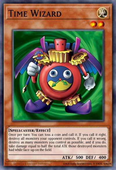 Time Wizard Super Rare DB2-EN038 Dark Beginning 2 Yugioh card