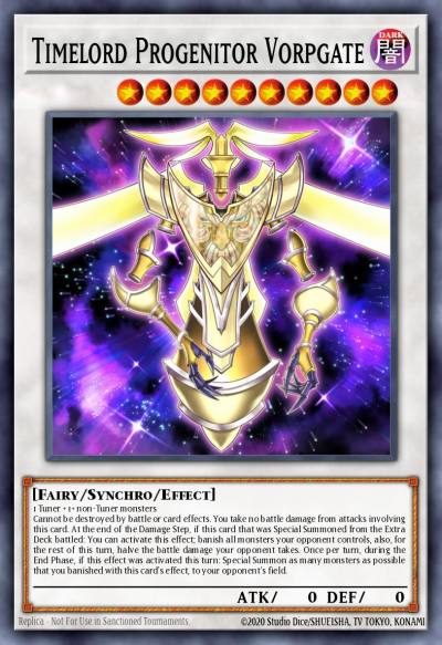 Timelord Progenitor Vorpgate Secret Rare BLC1-EN008 Battles of Legend Chapter 1 Yugioh card