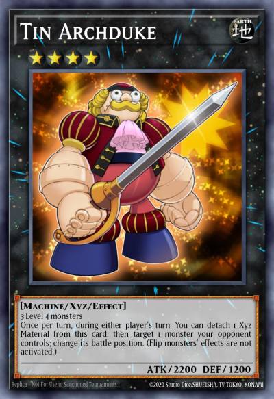 Tin Archduke Shatterfoil Rare BP03-EN128 Battle Pack 3 Monster League Yugioh card
