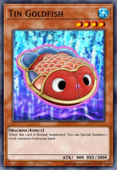 Tin Goldfish Duel Terminal Normal Parallel Rare DT07-EN057 Duel Terminal 7b Yugioh card