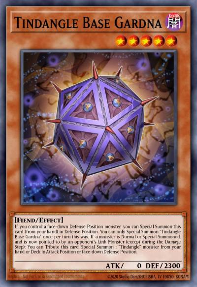 Tindangle Base Gardna Common EXFO-EN010 Extreme Force Yugioh card