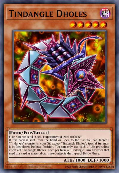 Tindangle Dholes Super Rare KICO-EN016 Kings Court Yugioh card