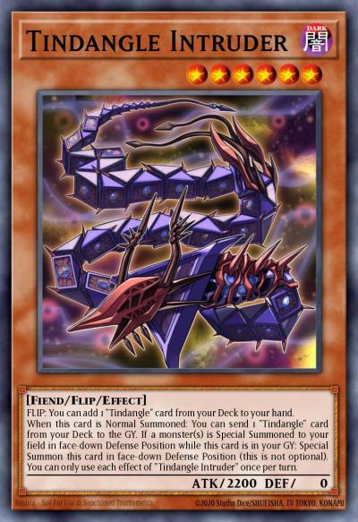 Tindangle Intruder Common EXFO-EN013 Extreme Force Yugioh card