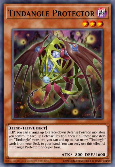 Tindangle Protector Common EXFO-EN012 Extreme Force Yugioh card