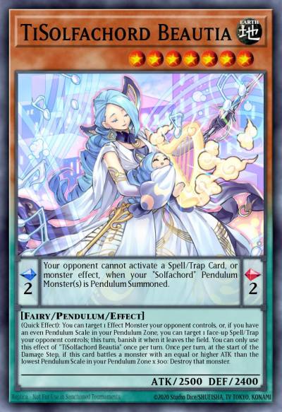 TiSolfachord Beautia Collector's Rare ANGU-EN020 Ancient Guardians Yugioh card