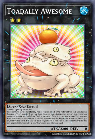 Toadally Awesome Secret Rare MP17-EN150 2017 Mega-Tin Mega Pack Yugioh card