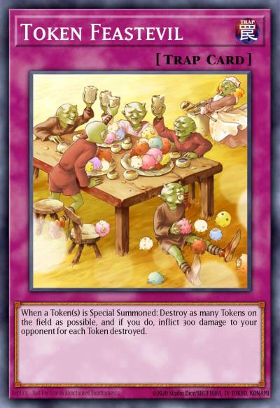 Token Feastevil Rare DR3-EN237 Dark Revelation Volume 3 Yugioh card