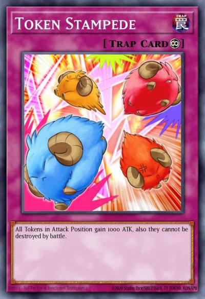 Token Stampede Common AP02-EN025 Astral Pack Two Yugioh card
