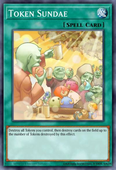 Token Sundae Common LED7-EN054 Legendary Duelists Rage of Ra Yugioh card