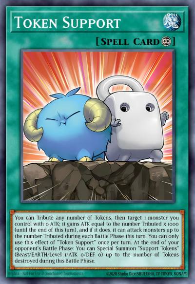 Token Support Common MP25-EN420 2025 Mega-Pack Tin Yugioh card