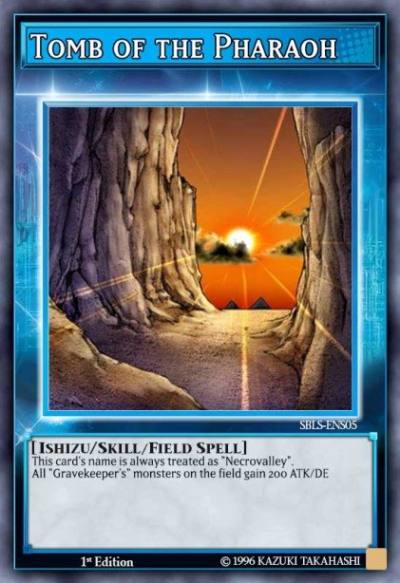 Tomb of the Pharaoh Ultra Rare SBLS-ENS05 Speed Duel Arena of Lost Souls Yugioh card