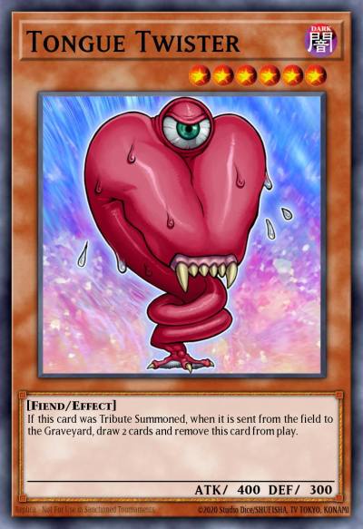Tongue Twister Secret Rare GLAS-EN085 Gladiators Assault Yugioh card
