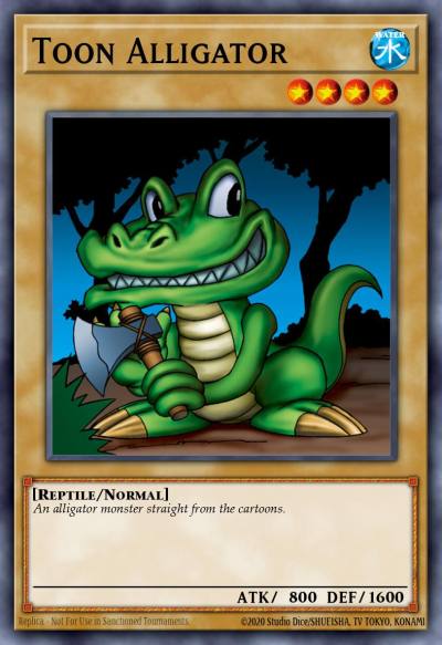 Toon Alligator Common LDS1-EN052 Legendary Duelists Season 1 Yugioh card