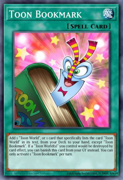 Toon Bookmark Secret Rare BLCR-EN067 Battles of Legend Crystal Revenge Yugioh card