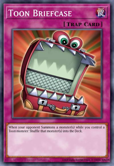 Toon Briefcase Super Rare DRL2-EN029 Dragons of Legend 2 Yugioh card