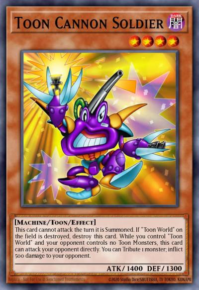 Toon Cannon Soldier Common DB2-EN118 Dark Beginning 2 Yugioh card