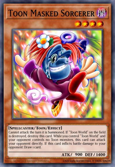 Toon Masked Sorcerer Super Rare AP08-EN006 Astral Pack Eight Yugioh card